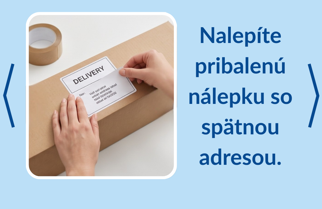 Nalepíte spätnú nálepku